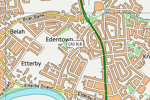 CA3 9LB map - OS VectorMap District (Ordnance Survey)