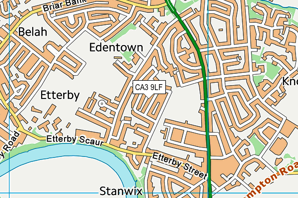 CA3 9LF map - OS VectorMap District (Ordnance Survey)