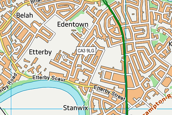 CA3 9LG map - OS VectorMap District (Ordnance Survey)
