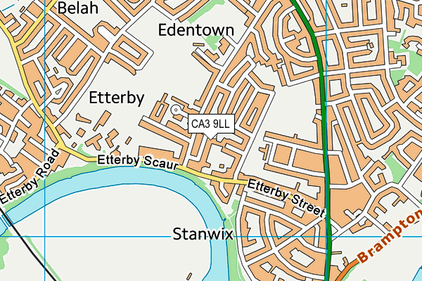 CA3 9LL map - OS VectorMap District (Ordnance Survey)