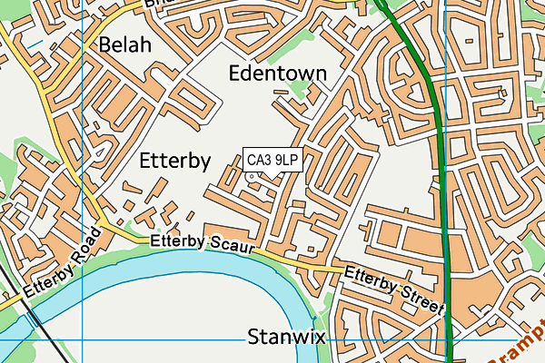 CA3 9LP map - OS VectorMap District (Ordnance Survey)