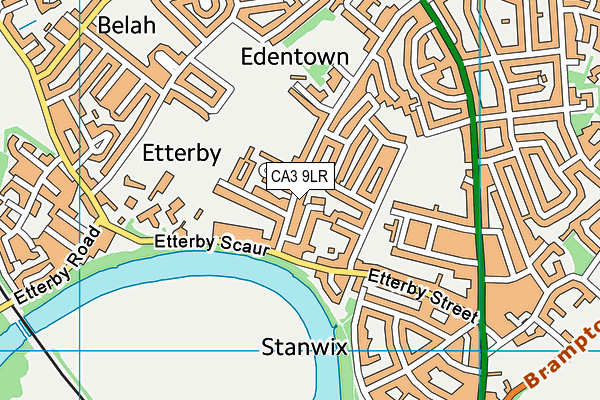 CA3 9LR map - OS VectorMap District (Ordnance Survey)