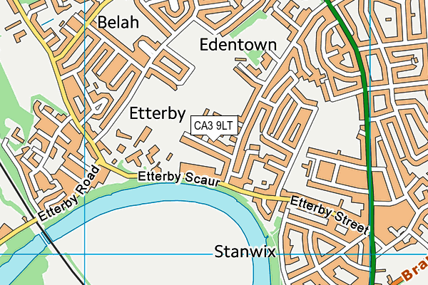 CA3 9LT map - OS VectorMap District (Ordnance Survey)