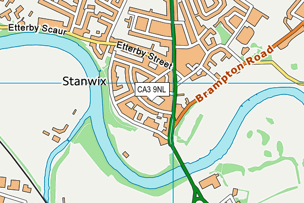 CA3 9NL map - OS VectorMap District (Ordnance Survey)