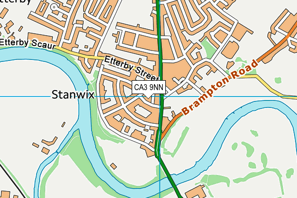 CA3 9NN map - OS VectorMap District (Ordnance Survey)