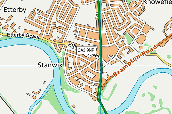 CA3 9NP map - OS VectorMap District (Ordnance Survey)