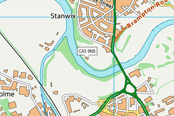 CA3 9NS map - OS VectorMap District (Ordnance Survey)