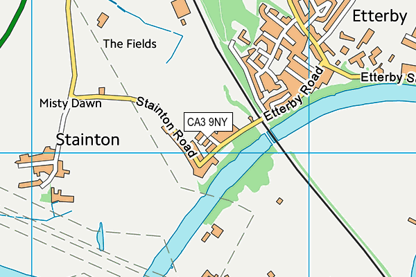CA3 9NY map - OS VectorMap District (Ordnance Survey)
