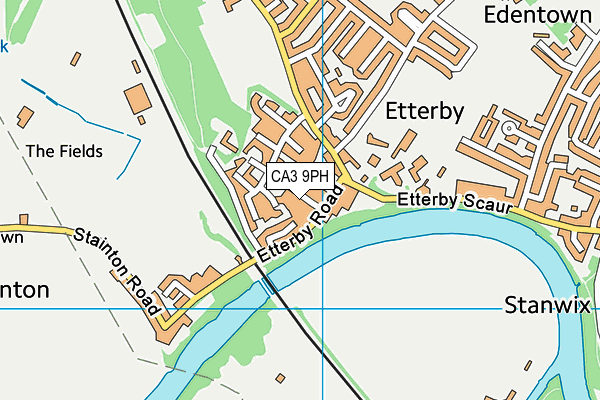 CA3 9PH map - OS VectorMap District (Ordnance Survey)
