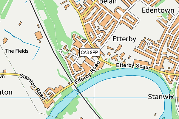 CA3 9PP map - OS VectorMap District (Ordnance Survey)