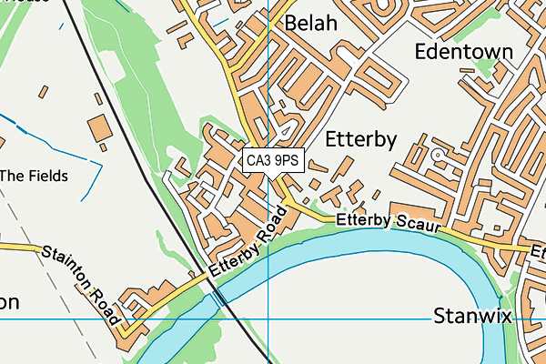 CA3 9PS map - OS VectorMap District (Ordnance Survey)