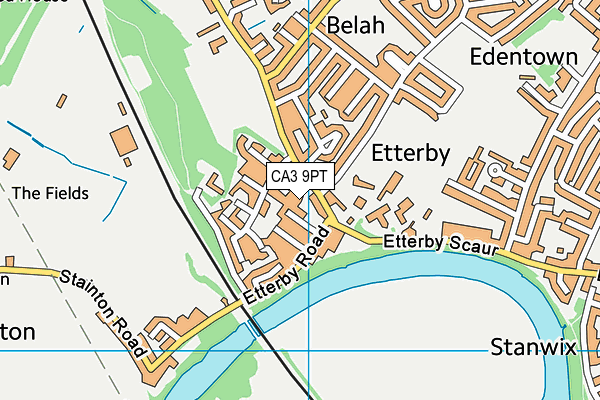 CA3 9PT map - OS VectorMap District (Ordnance Survey)