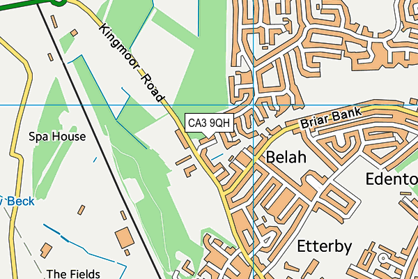 CA3 9QH map - OS VectorMap District (Ordnance Survey)