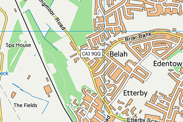 CA3 9QQ map - OS VectorMap District (Ordnance Survey)