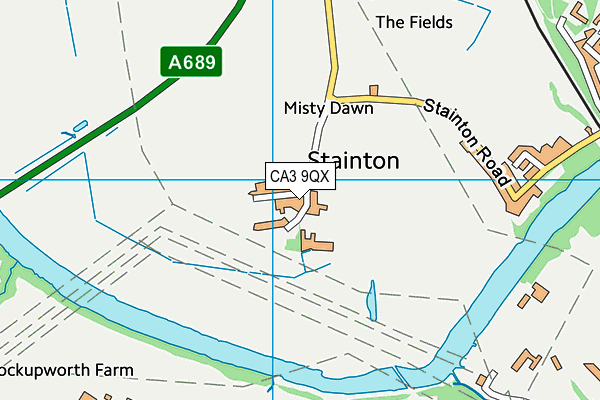 CA3 9QX map - OS VectorMap District (Ordnance Survey)