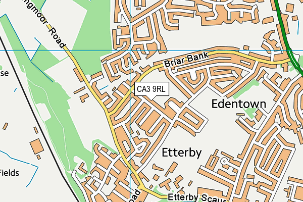 CA3 9RL map - OS VectorMap District (Ordnance Survey)