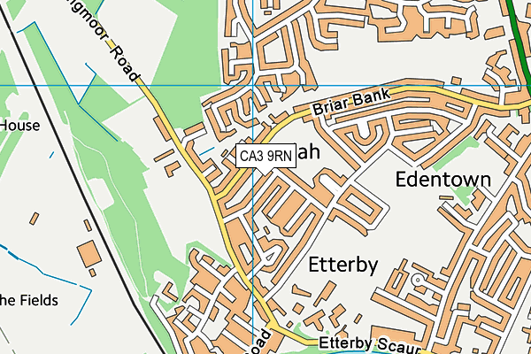 CA3 9RN map - OS VectorMap District (Ordnance Survey)