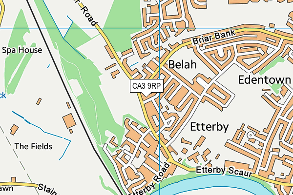 CA3 9RP map - OS VectorMap District (Ordnance Survey)