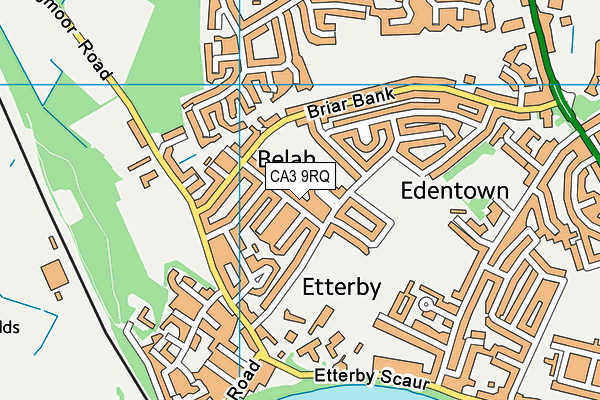CA3 9RQ map - OS VectorMap District (Ordnance Survey)