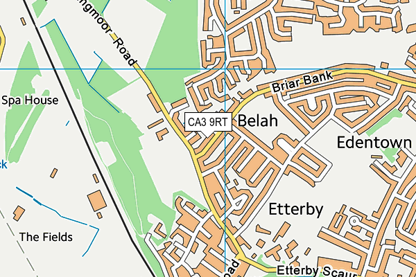 CA3 9RT map - OS VectorMap District (Ordnance Survey)