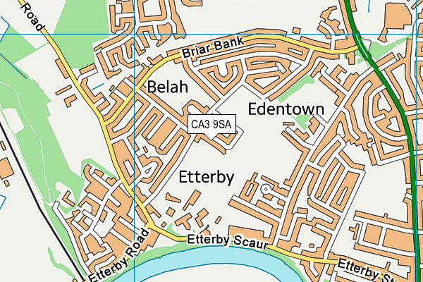 CA3 9SA map - OS VectorMap District (Ordnance Survey)