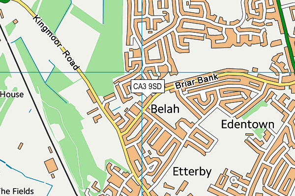 CA3 9SD map - OS VectorMap District (Ordnance Survey)