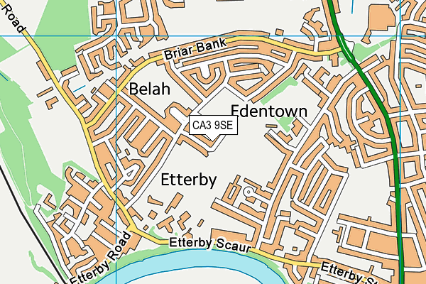 CA3 9SE map - OS VectorMap District (Ordnance Survey)
