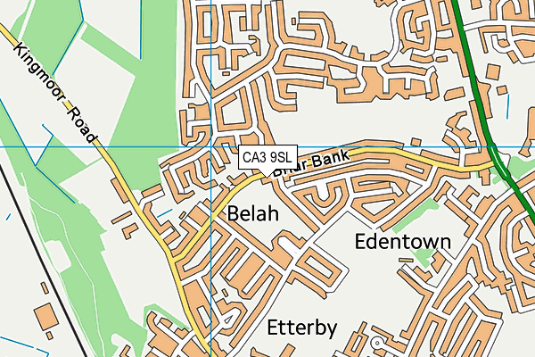 CA3 9SL map - OS VectorMap District (Ordnance Survey)