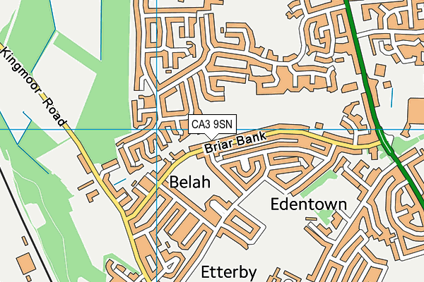 CA3 9SN map - OS VectorMap District (Ordnance Survey)