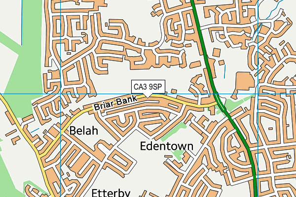CA3 9SP map - OS VectorMap District (Ordnance Survey)