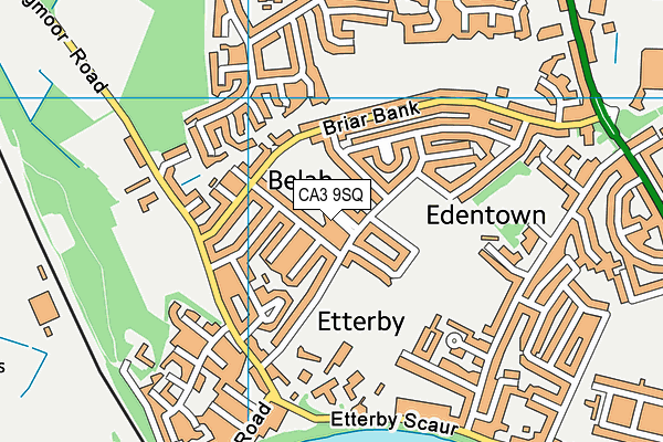 CA3 9SQ map - OS VectorMap District (Ordnance Survey)