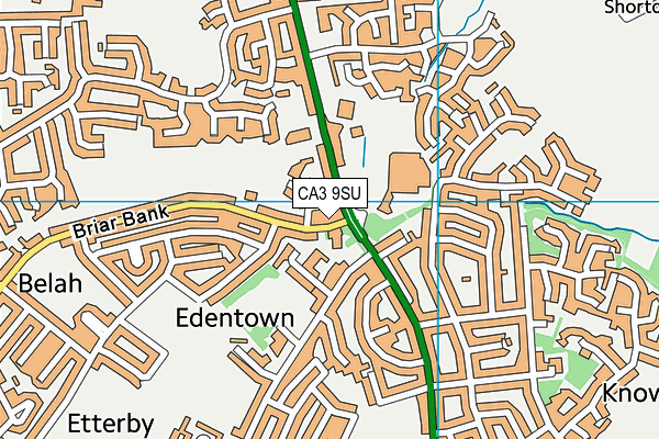 CA3 9SU map - OS VectorMap District (Ordnance Survey)