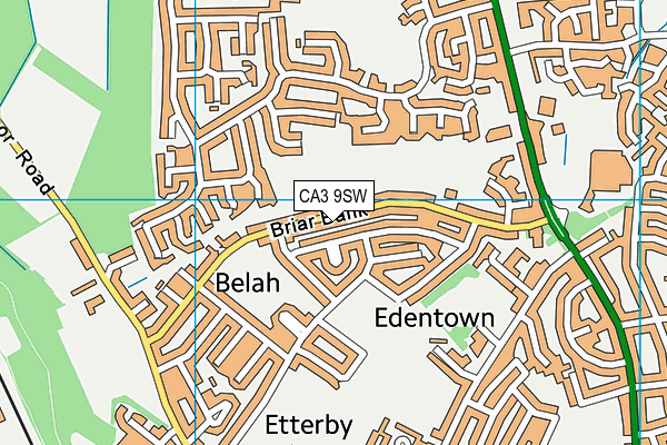 CA3 9SW map - OS VectorMap District (Ordnance Survey)