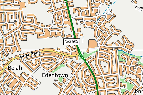 CA3 9SX map - OS VectorMap District (Ordnance Survey)