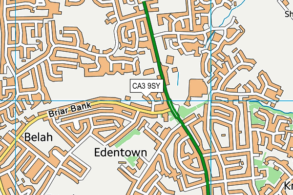 CA3 9SY map - OS VectorMap District (Ordnance Survey)