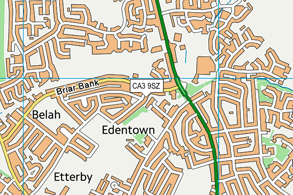 CA3 9SZ map - OS VectorMap District (Ordnance Survey)