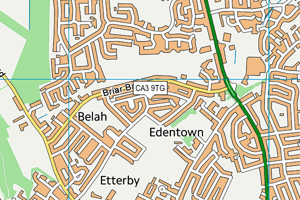 CA3 9TG map - OS VectorMap District (Ordnance Survey)