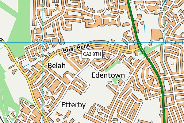 CA3 9TH map - OS VectorMap District (Ordnance Survey)