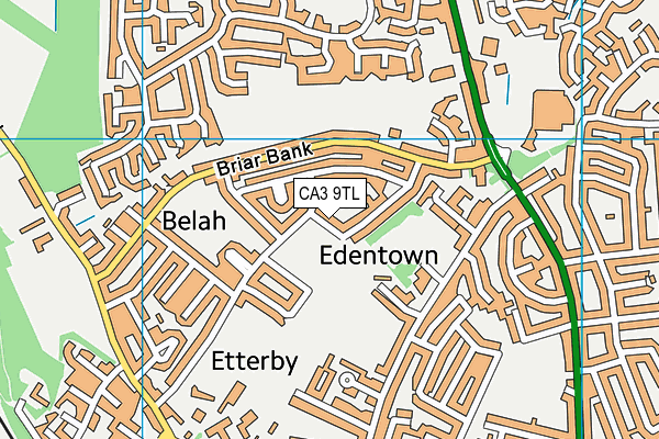 CA3 9TL map - OS VectorMap District (Ordnance Survey)