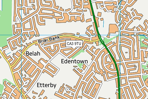 CA3 9TU map - OS VectorMap District (Ordnance Survey)