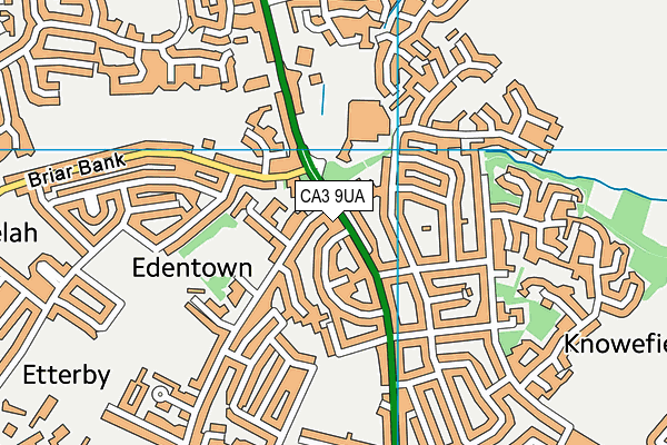 CA3 9UA map - OS VectorMap District (Ordnance Survey)