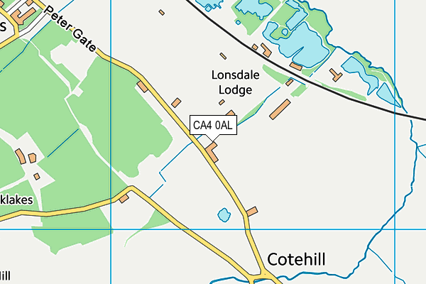 CA4 0AL map - OS VectorMap District (Ordnance Survey)