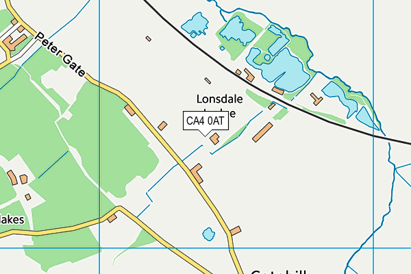 CA4 0AT map - OS VectorMap District (Ordnance Survey)