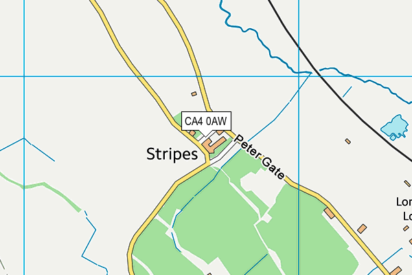 CA4 0AW map - OS VectorMap District (Ordnance Survey)