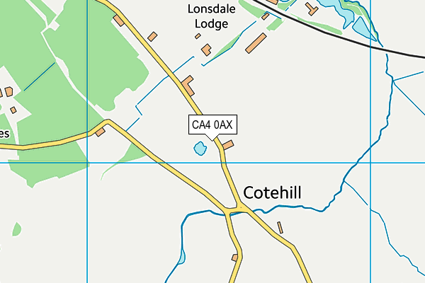 CA4 0AX map - OS VectorMap District (Ordnance Survey)