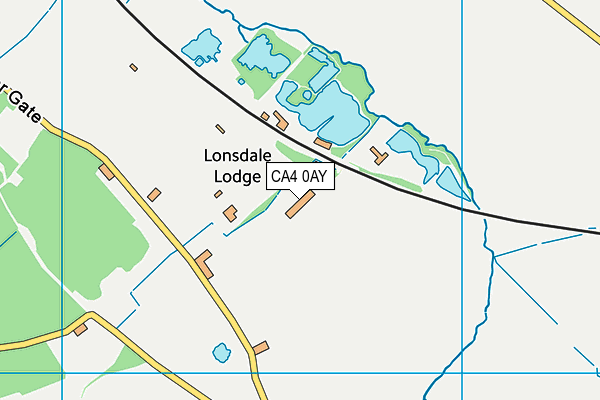 CA4 0AY map - OS VectorMap District (Ordnance Survey)