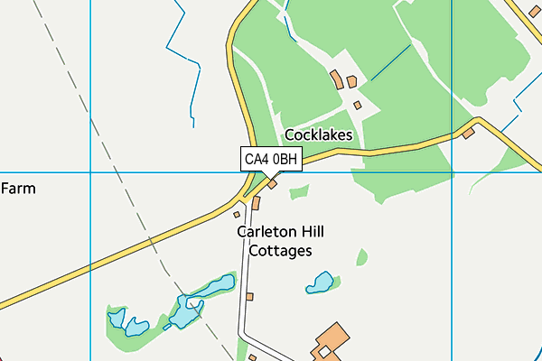 CA4 0BH map - OS VectorMap District (Ordnance Survey)