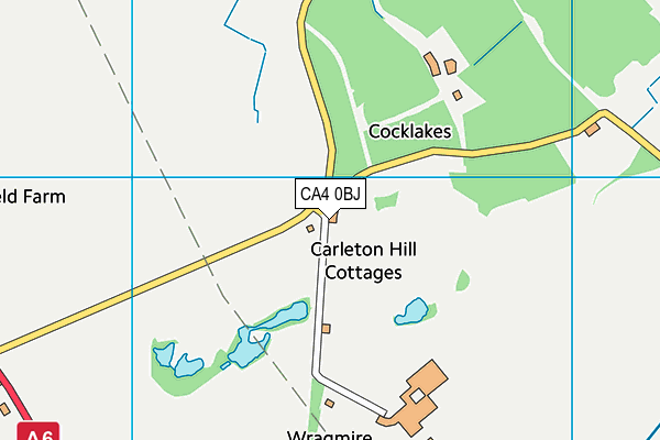 CA4 0BJ map - OS VectorMap District (Ordnance Survey)