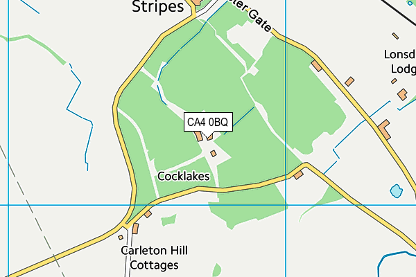 CA4 0BQ map - OS VectorMap District (Ordnance Survey)