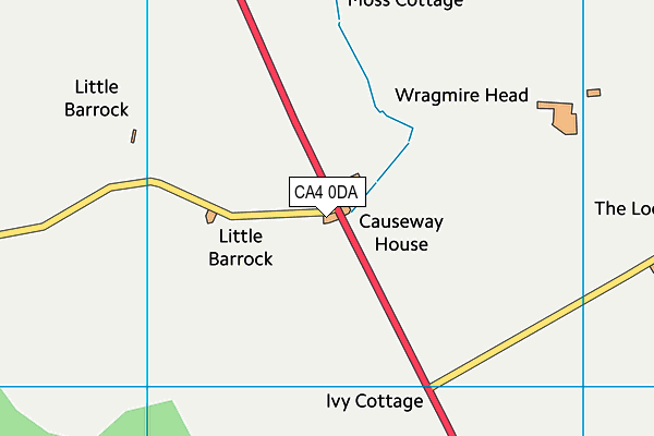 CA4 0DA map - OS VectorMap District (Ordnance Survey)